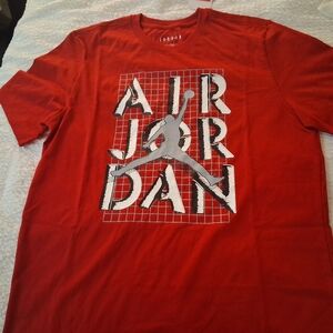 Jordan Air Graphic Red Tee